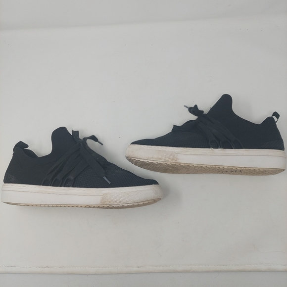 Steve Madden Lancer Black Knit Mid Top Fashion Sneakers Comfort Shoes Size 10 M - Picture 3 of 10
